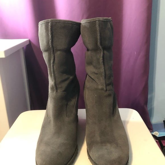 UGG Australia Kyra Granite Suede  boots size 10 - Picture 8 of 13